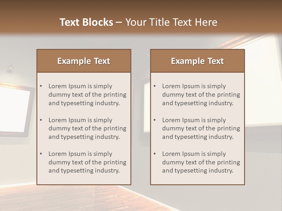 Rustic Home Background PowerPoint Template