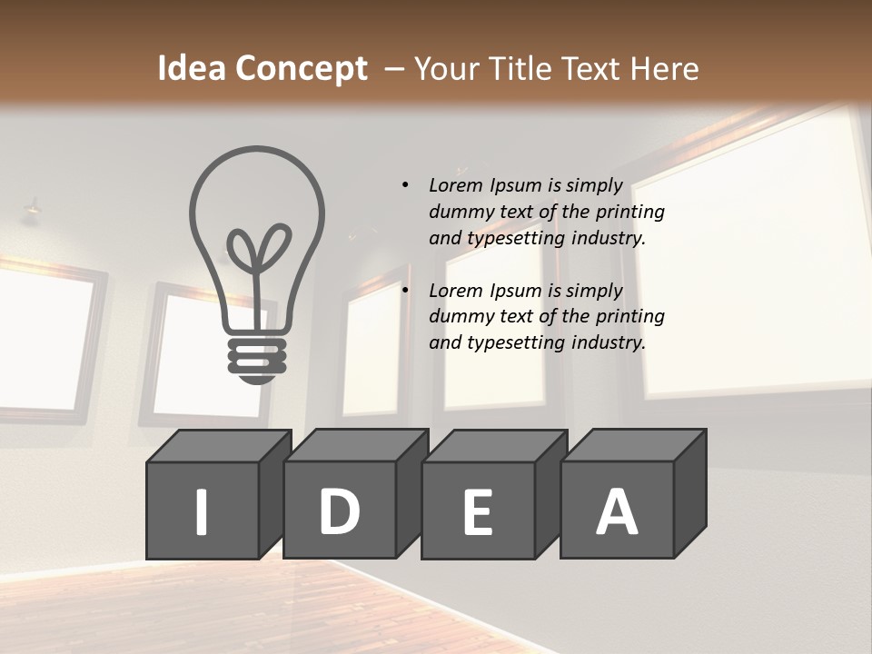 Rustic Home Background PowerPoint Template