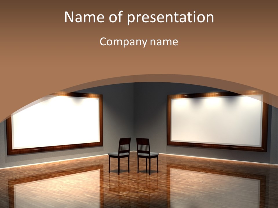 Museum Background Photo PowerPoint Template