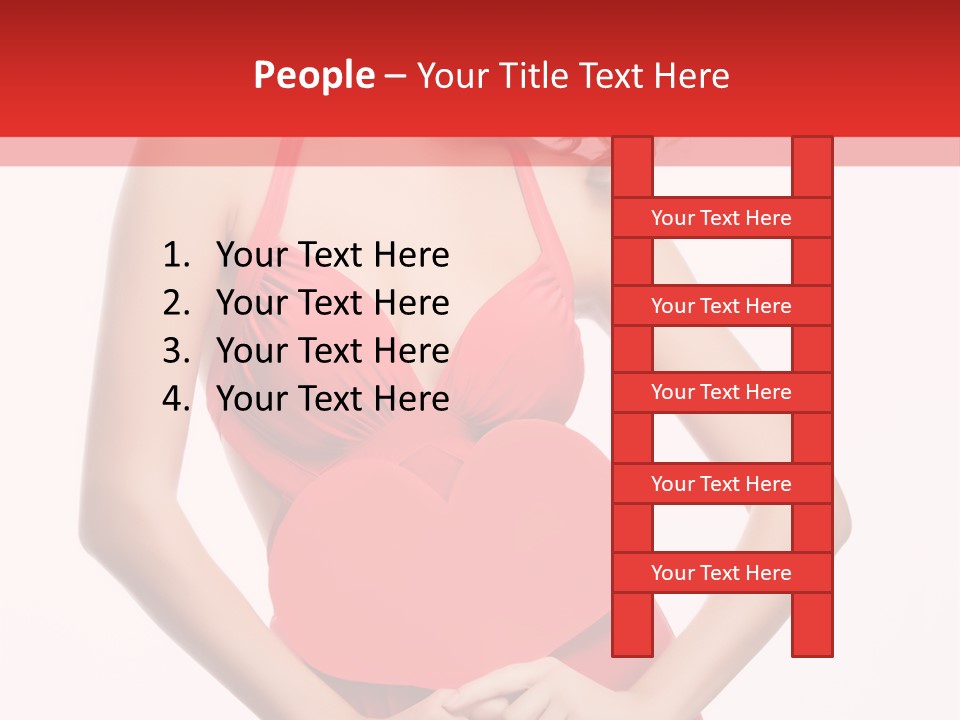 Dress Person Love PowerPoint Template