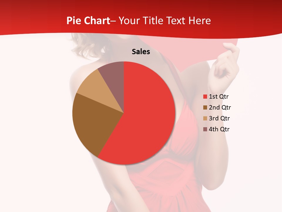 Heart Attractive Portrait PowerPoint Template