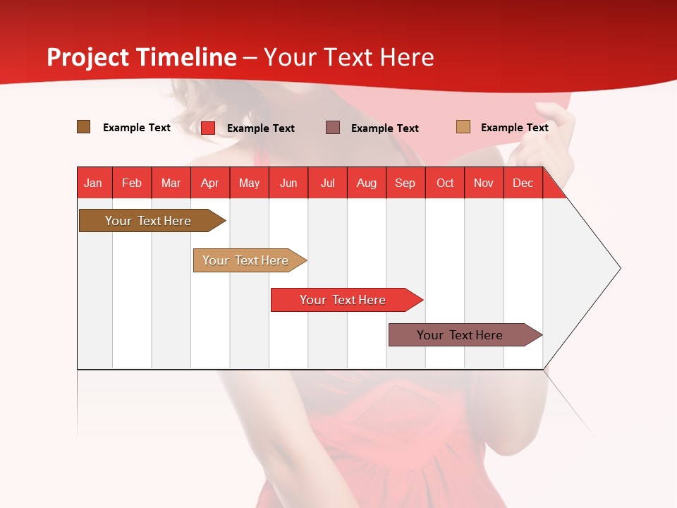 Heart Attractive Portrait PowerPoint Template