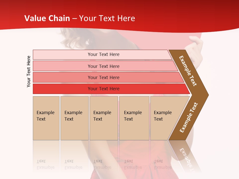 Heart Attractive Portrait PowerPoint Template