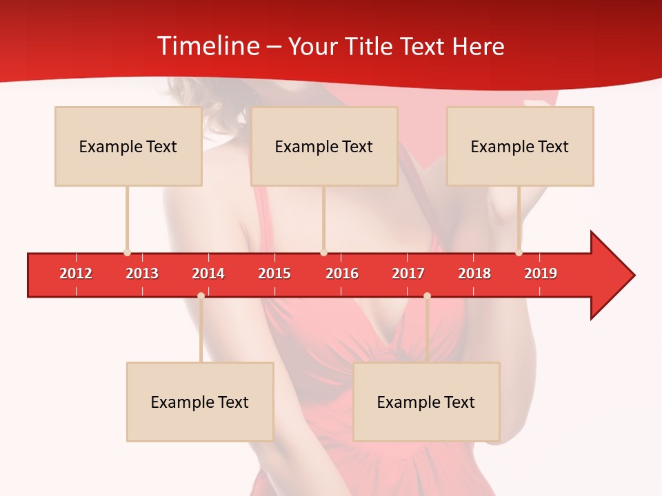 Heart Attractive Portrait PowerPoint Template