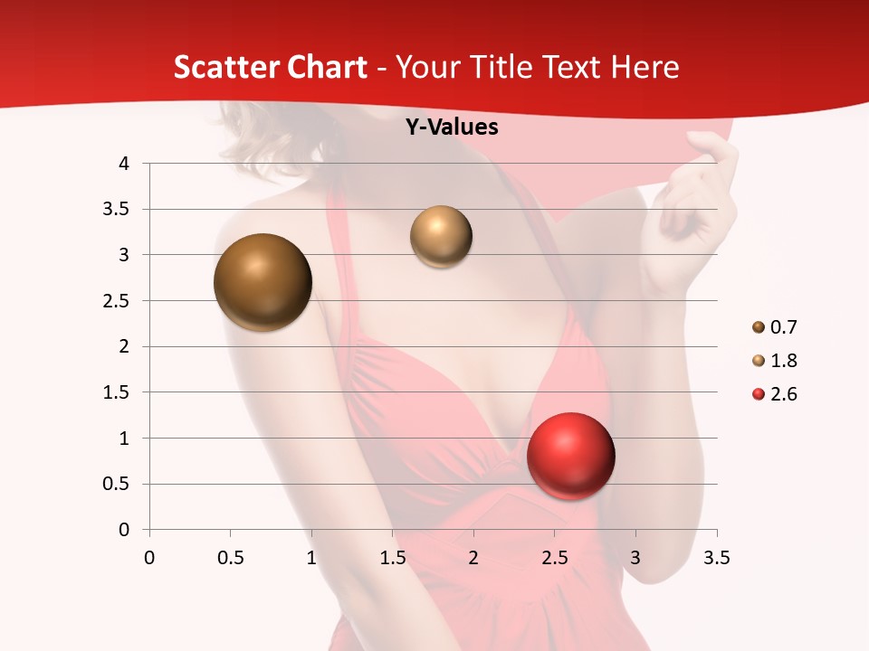 Heart Attractive Portrait PowerPoint Template