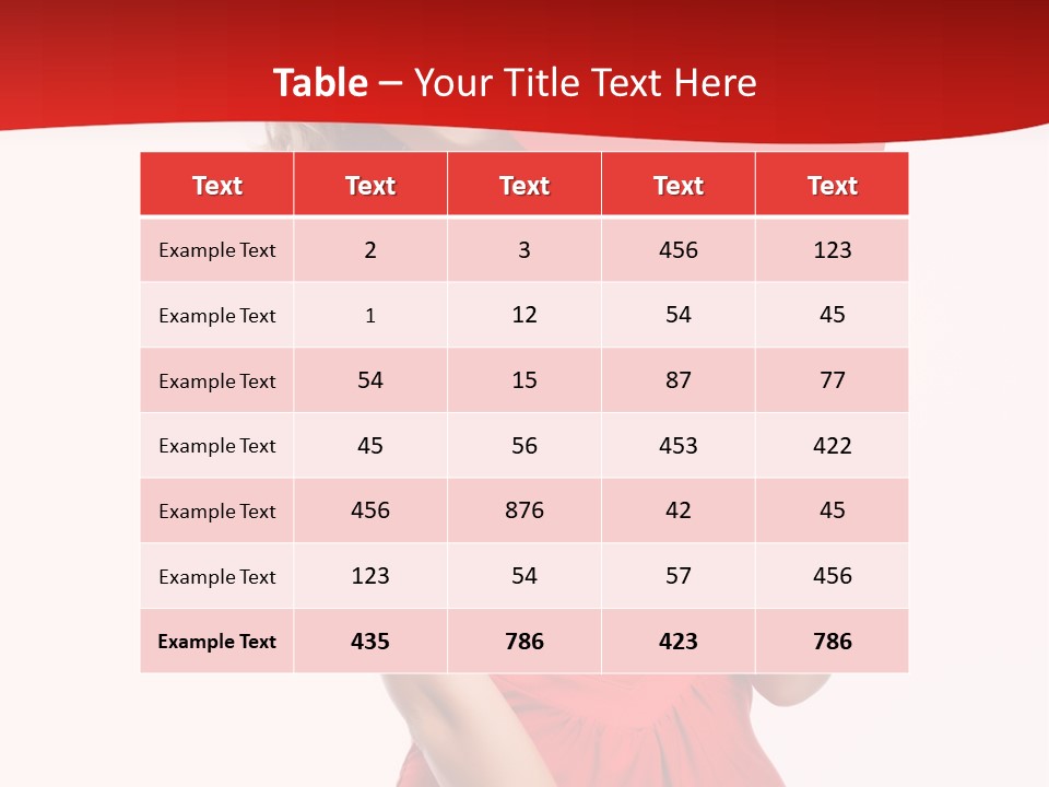 Heart Attractive Portrait PowerPoint Template