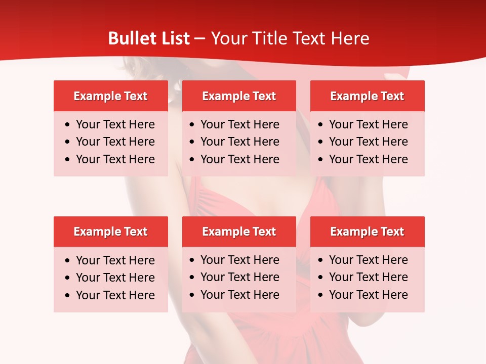 Heart Attractive Portrait PowerPoint Template