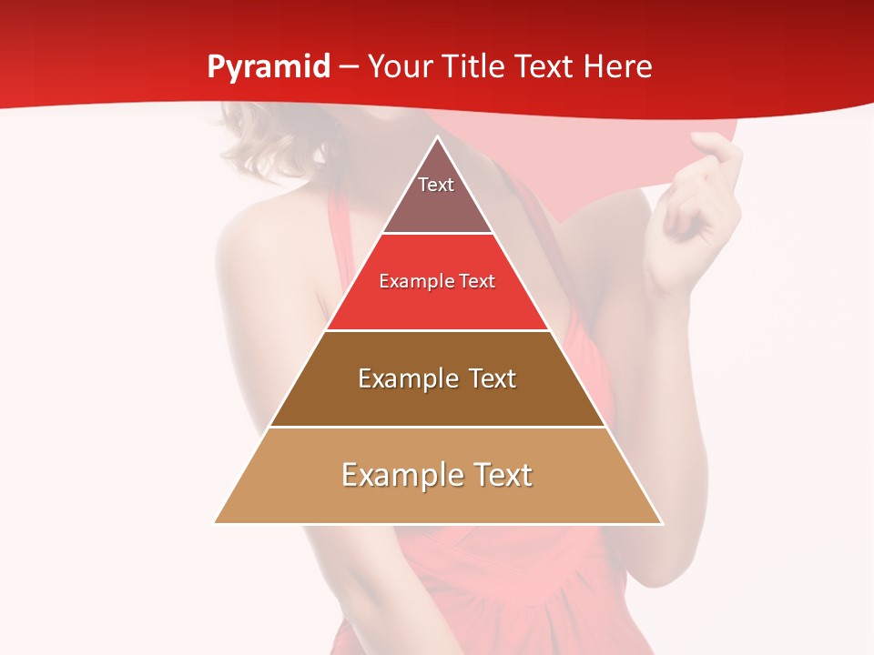 Heart Attractive Portrait PowerPoint Template