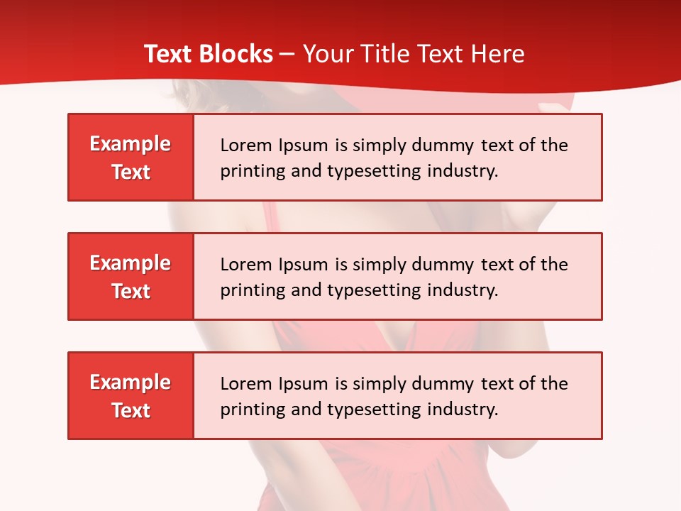 Heart Attractive Portrait PowerPoint Template