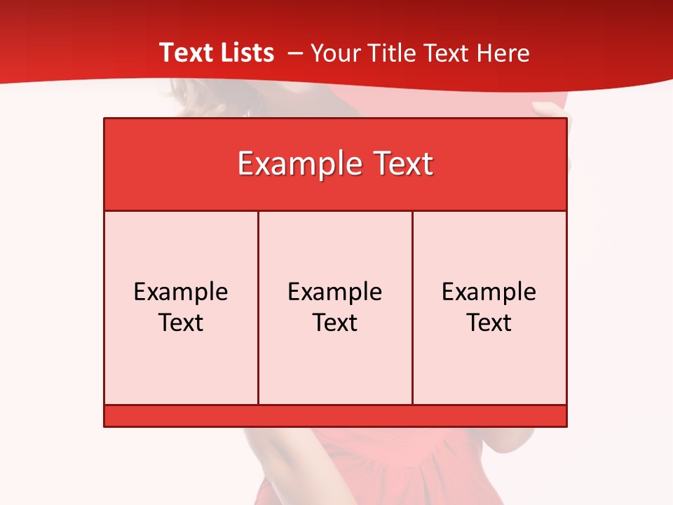 Heart Attractive Portrait PowerPoint Template