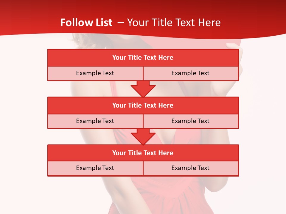 Heart Attractive Portrait PowerPoint Template