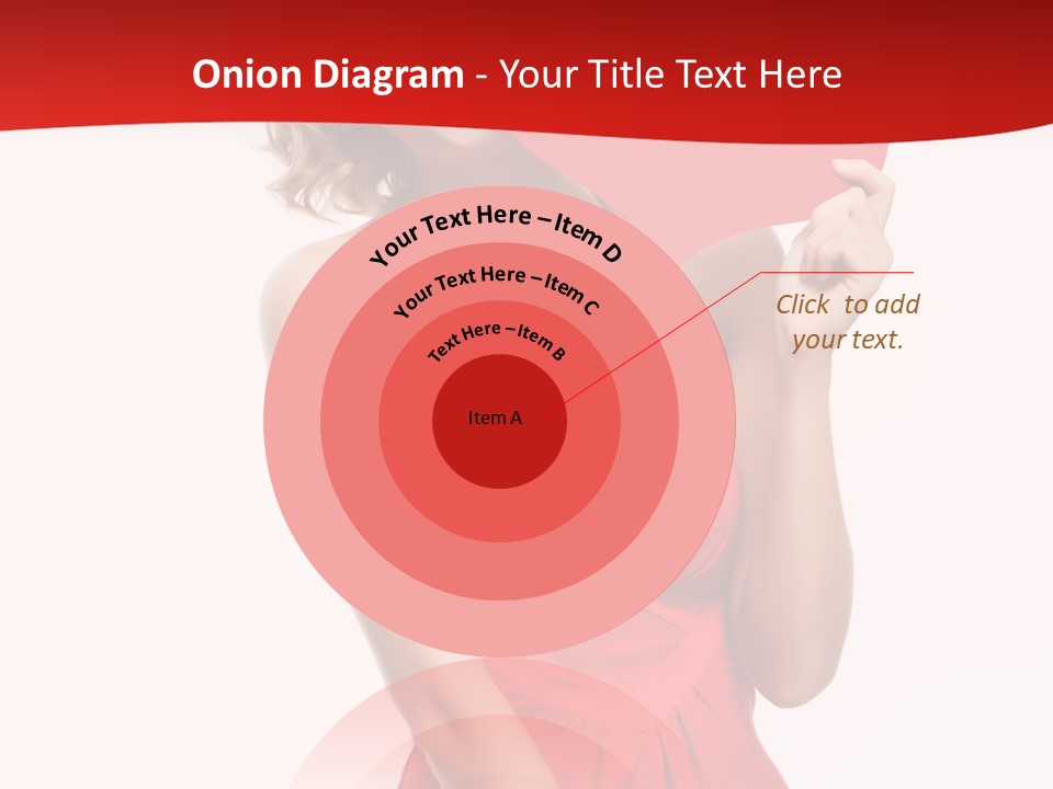 Heart Attractive Portrait PowerPoint Template