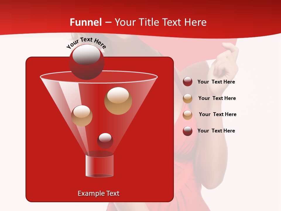 Heart Attractive Portrait PowerPoint Template
