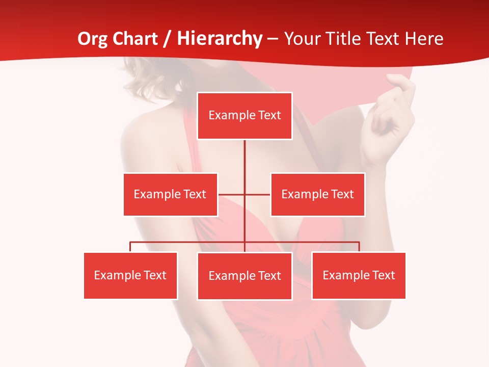 Heart Attractive Portrait PowerPoint Template