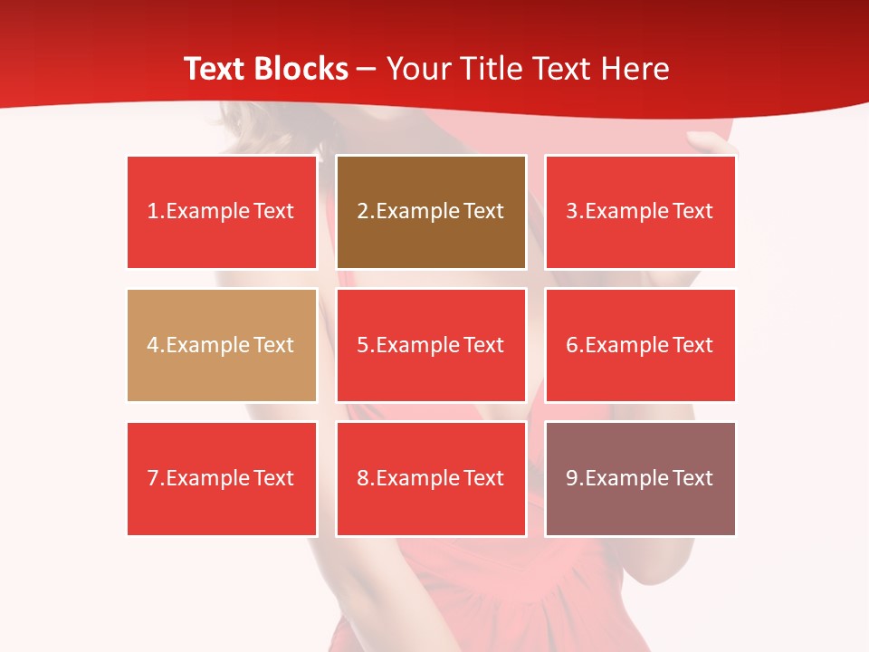 Heart Attractive Portrait PowerPoint Template