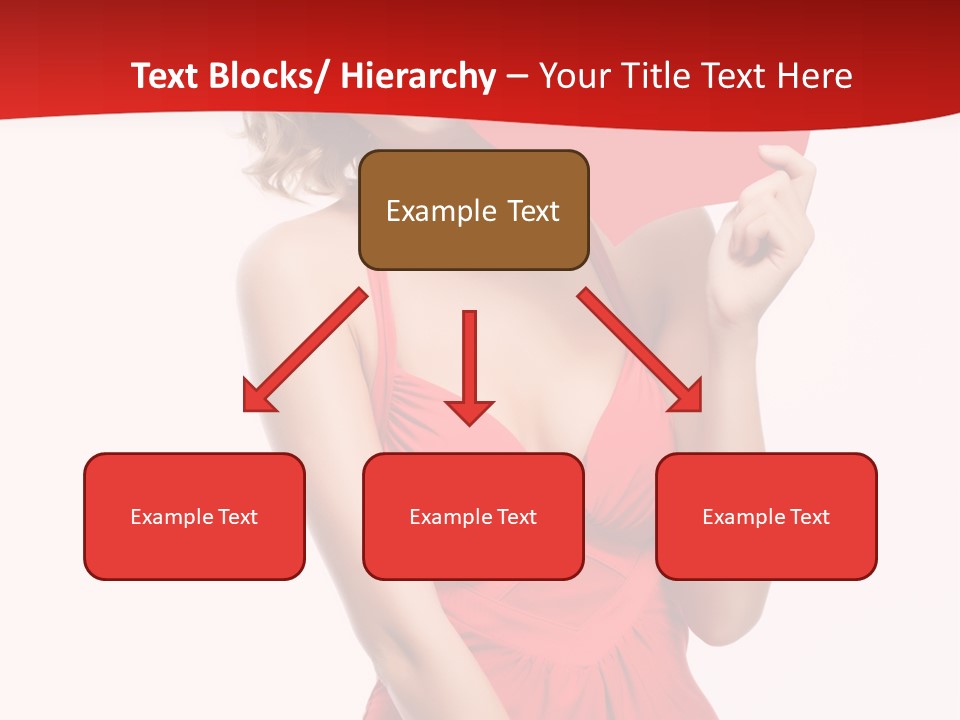 Heart Attractive Portrait PowerPoint Template