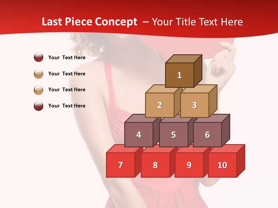 Heart Attractive Portrait PowerPoint Template