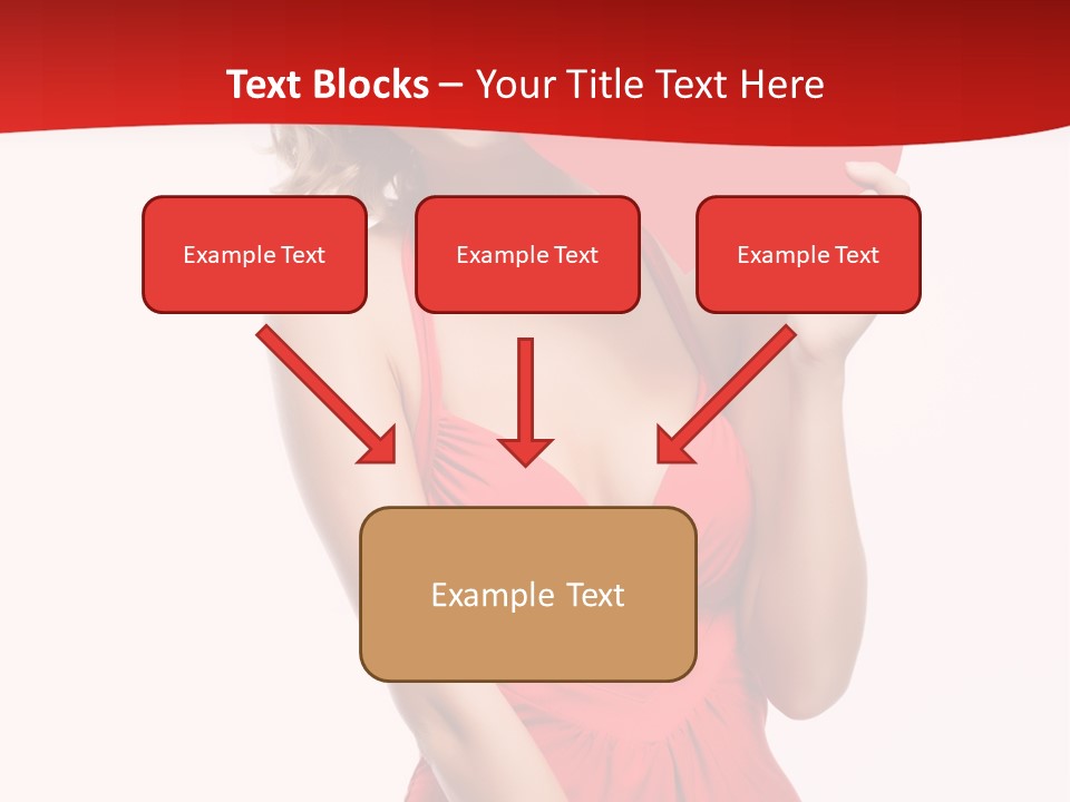 Heart Attractive Portrait PowerPoint Template