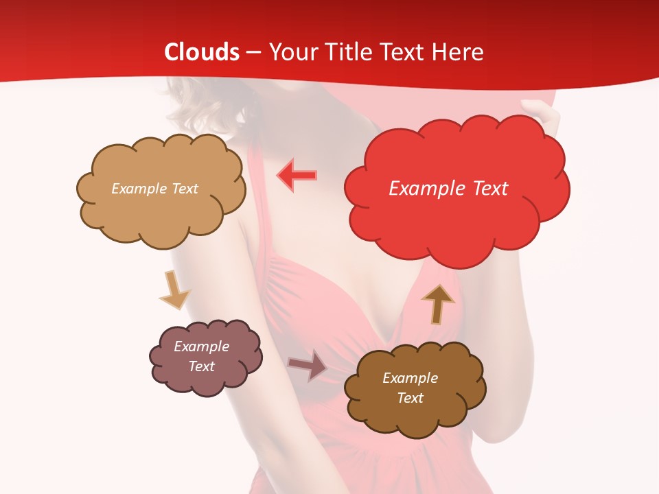Heart Attractive Portrait PowerPoint Template