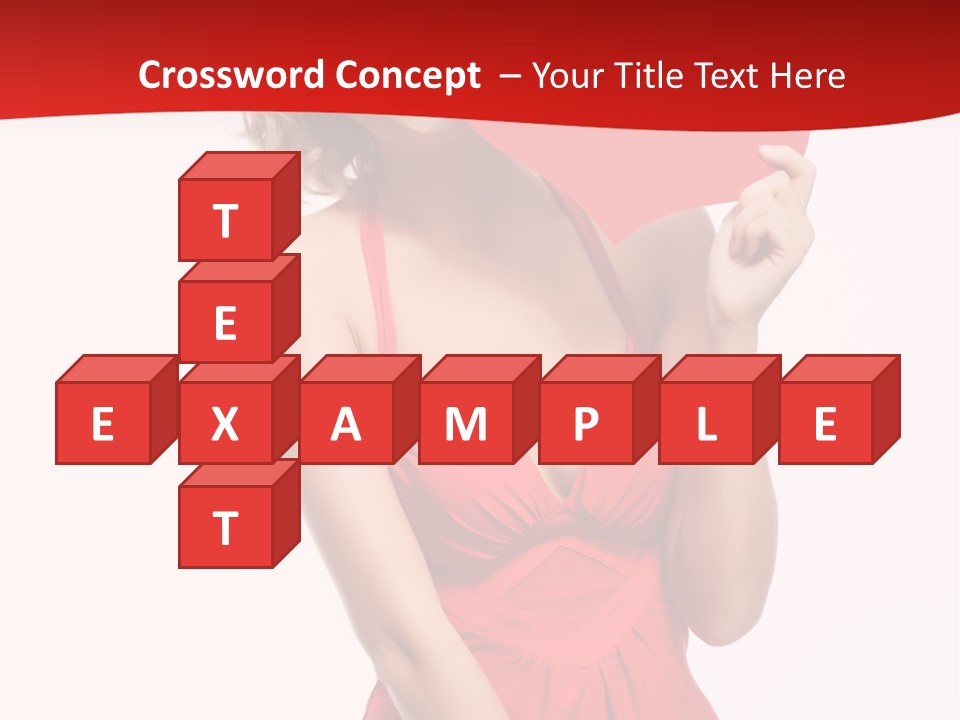 Heart Attractive Portrait PowerPoint Template