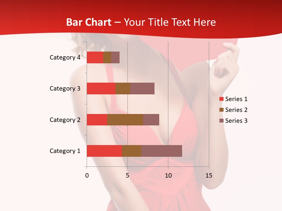 Heart Attractive Portrait PowerPoint Template