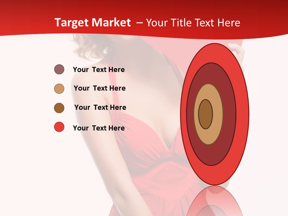 Heart Attractive Portrait PowerPoint Template