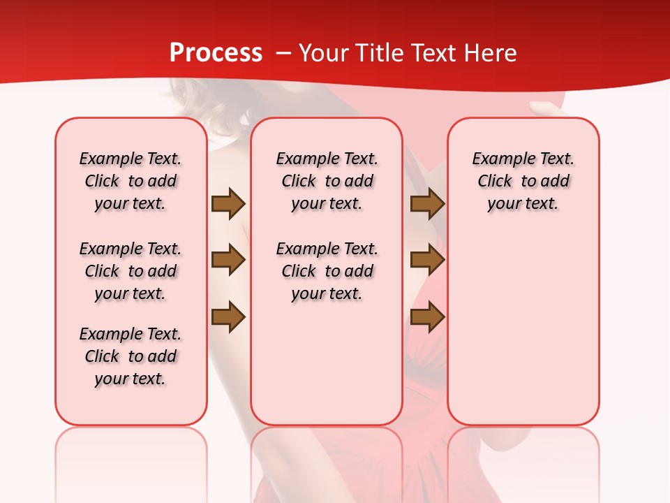 Heart Attractive Portrait PowerPoint Template