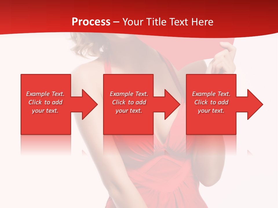 Heart Attractive Portrait PowerPoint Template