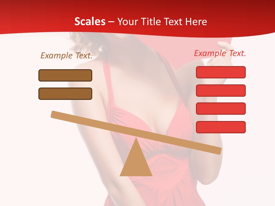 Heart Attractive Portrait PowerPoint Template