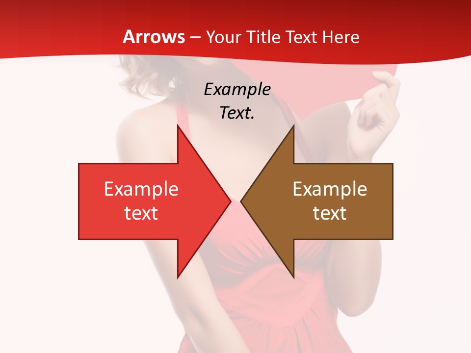 Heart Attractive Portrait PowerPoint Template