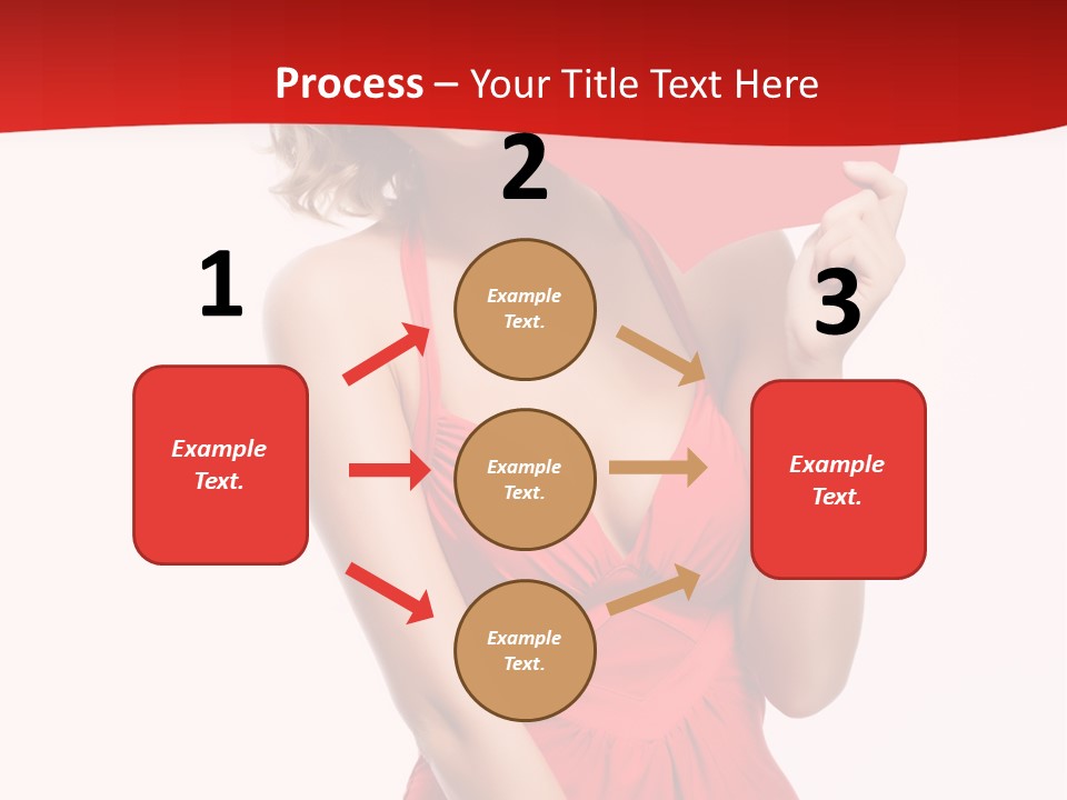 Heart Attractive Portrait PowerPoint Template