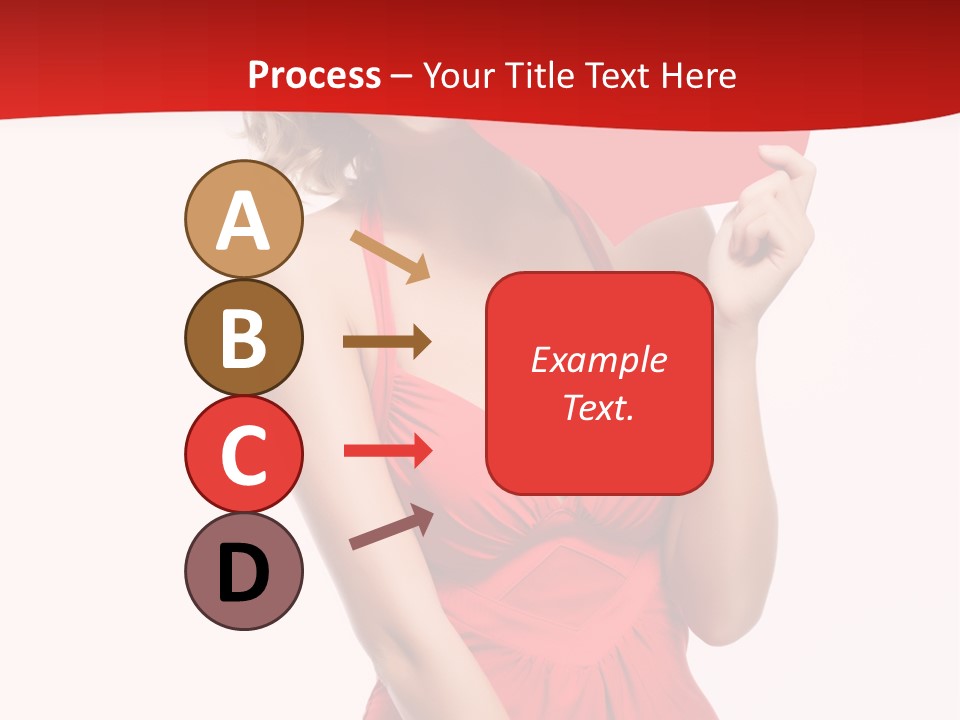 Heart Attractive Portrait PowerPoint Template