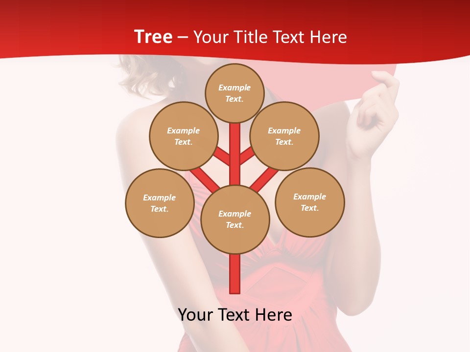 Heart Attractive Portrait PowerPoint Template