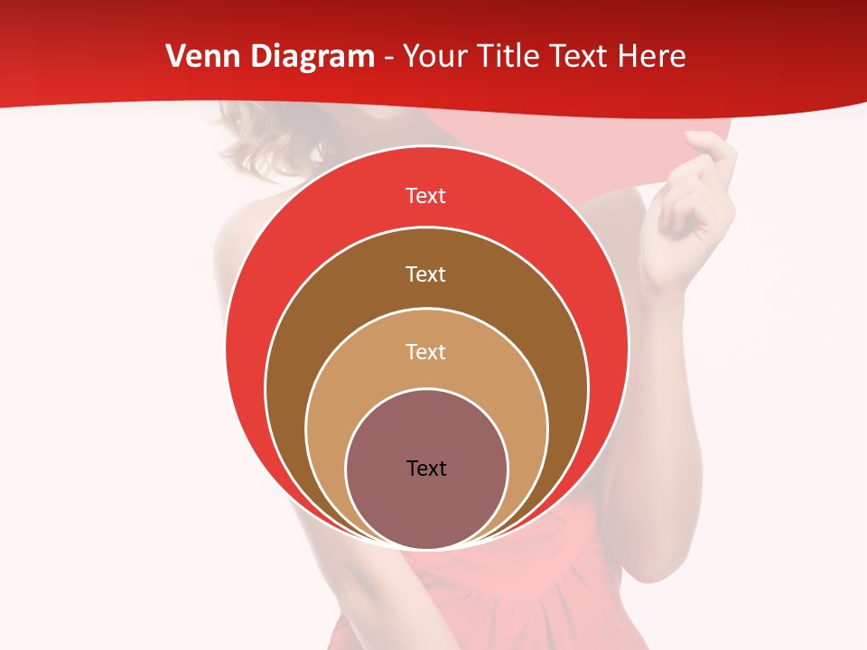 Heart Attractive Portrait PowerPoint Template