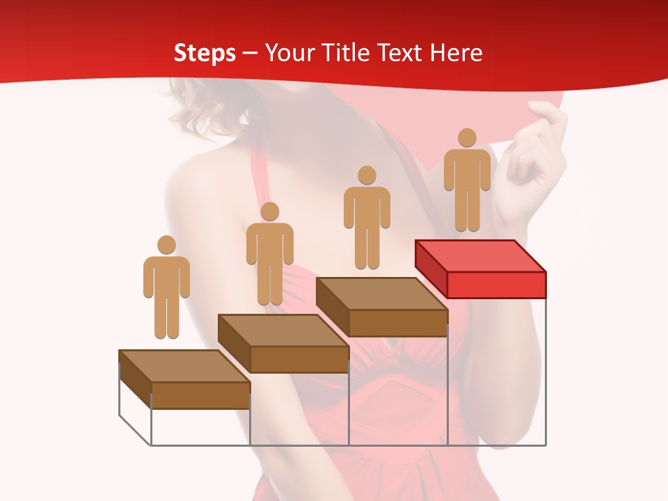 Heart Attractive Portrait PowerPoint Template