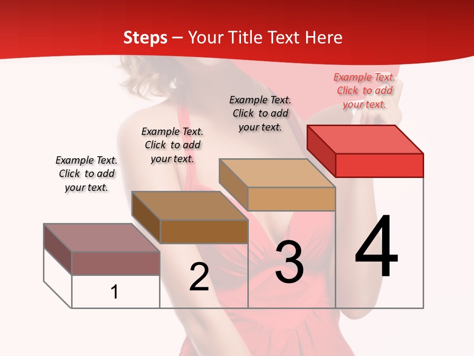 Heart Attractive Portrait PowerPoint Template