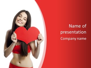 Sexy Dreaming Thin PowerPoint Template