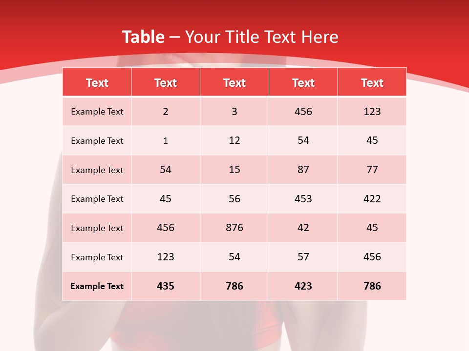 Sexy Dreaming Thin PowerPoint Template