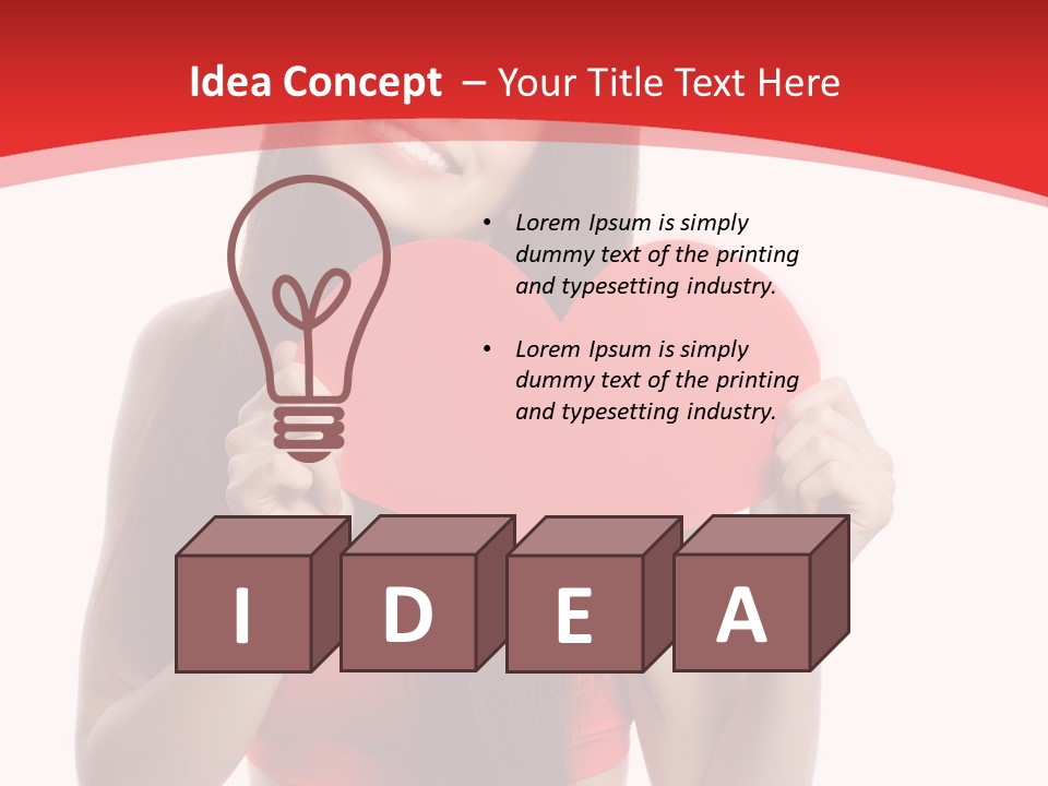 Sexy Dreaming Thin PowerPoint Template