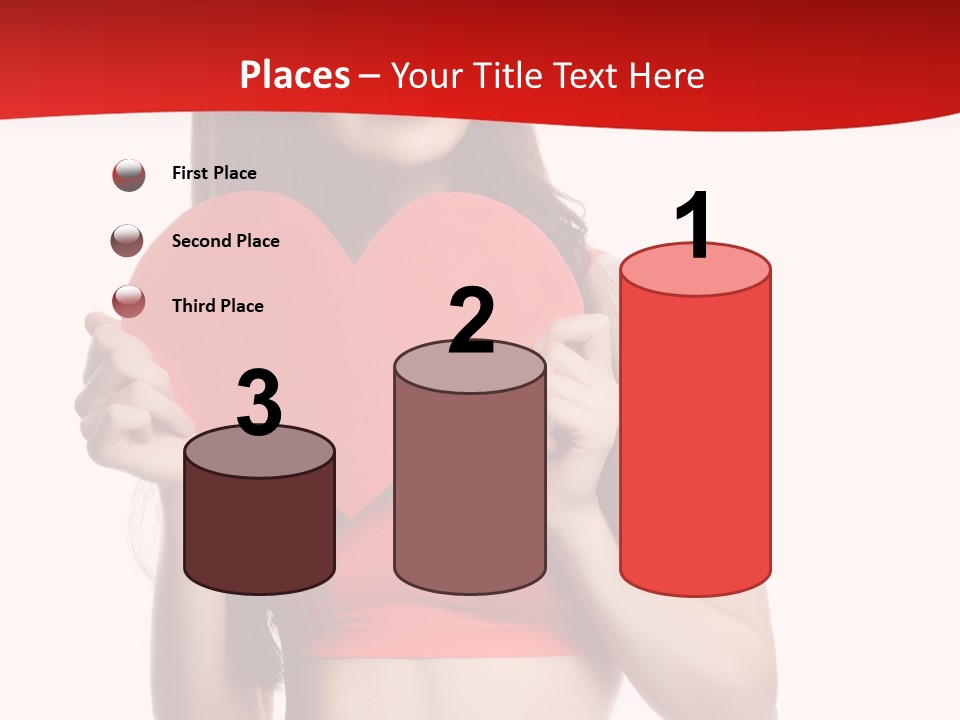 Valentine's Day Sport Person PowerPoint Template