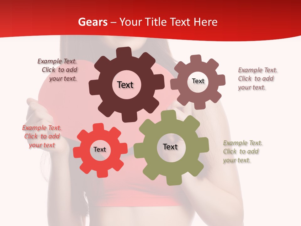 Valentine's Day Sport Person PowerPoint Template