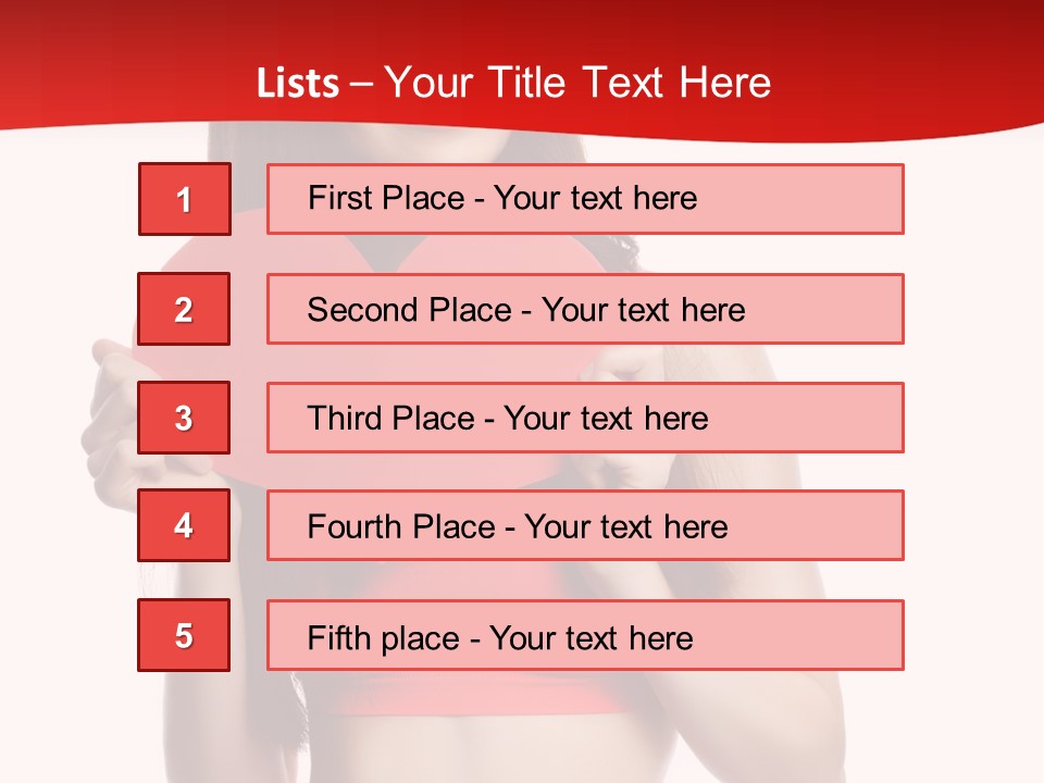 Valentine's Day Sport Person PowerPoint Template