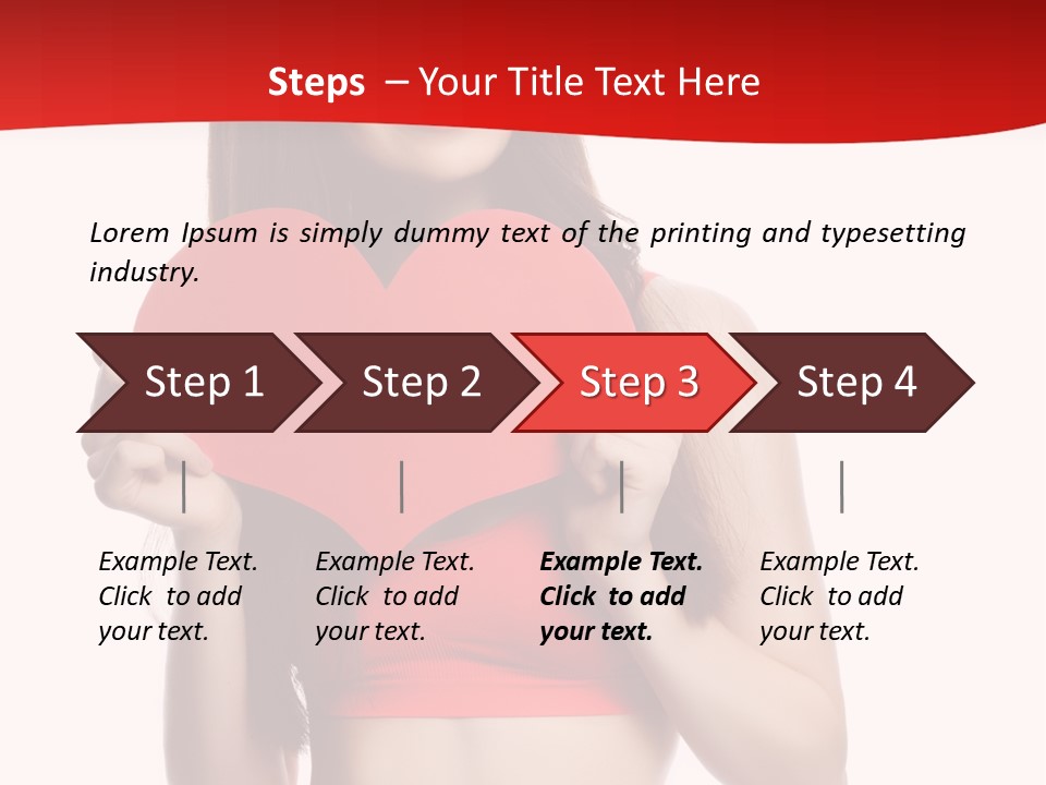Valentine's Day Sport Person PowerPoint Template