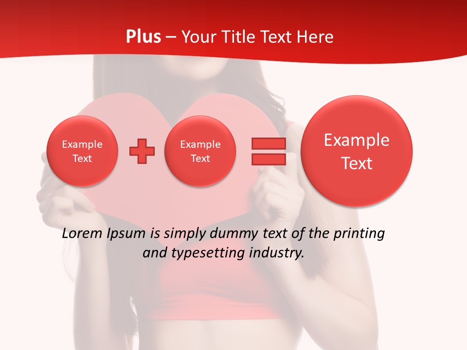 Valentine's Day Sport Person PowerPoint Template