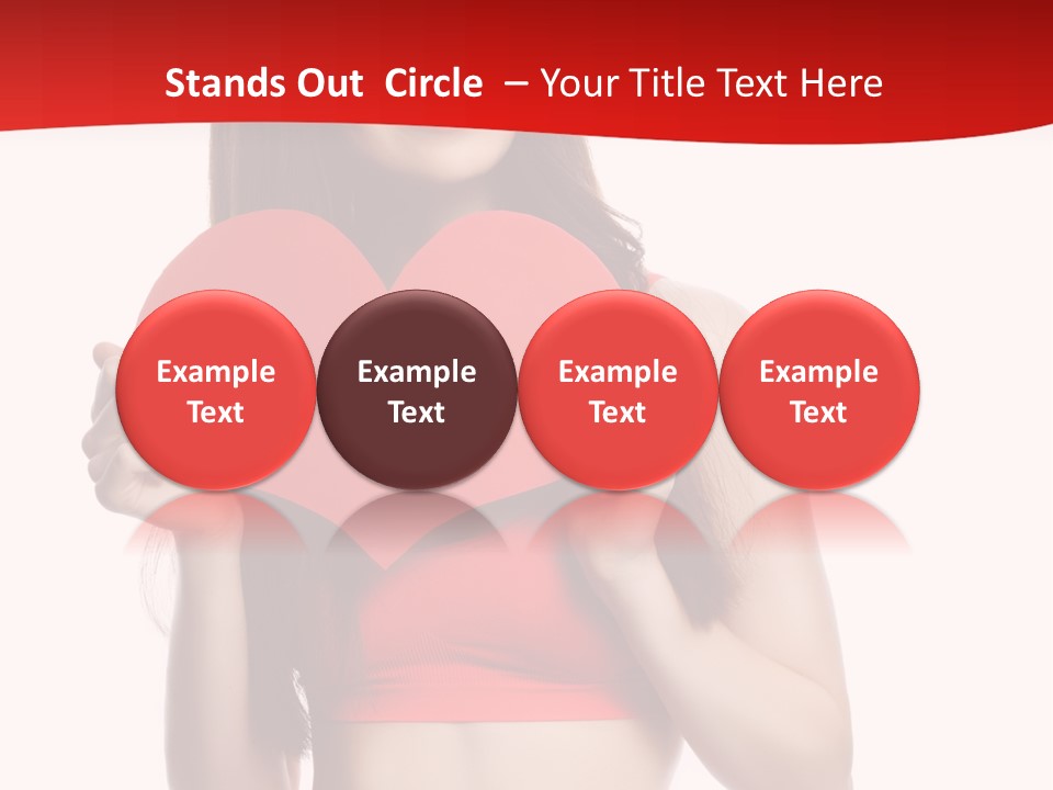 Valentine's Day Sport Person PowerPoint Template