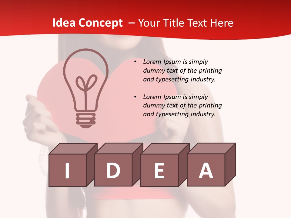 Valentine's Day Sport Person PowerPoint Template