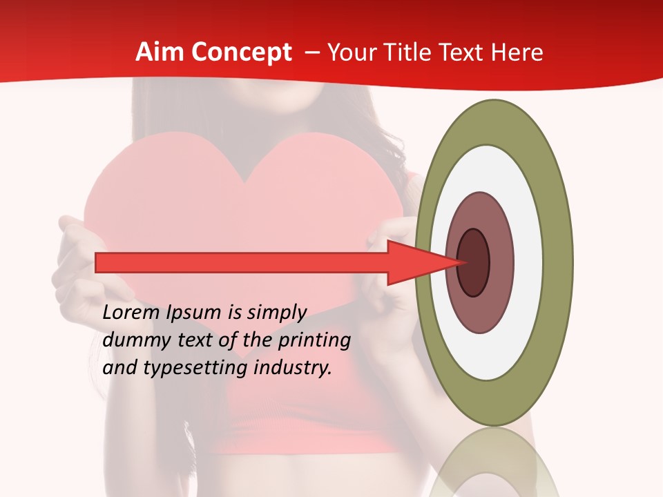 Valentine's Day Sport Person PowerPoint Template