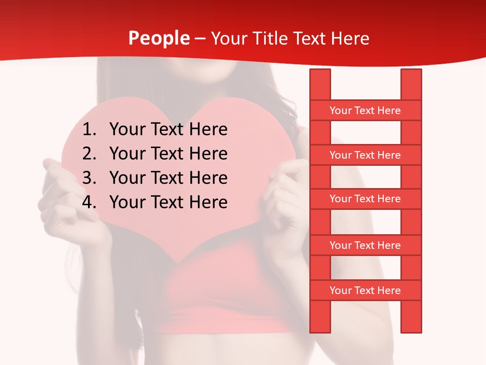 Valentine's Day Sport Person PowerPoint Template