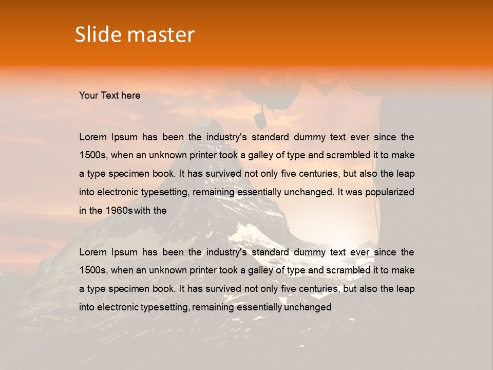 Vacation Attraction Wallis PowerPoint Template