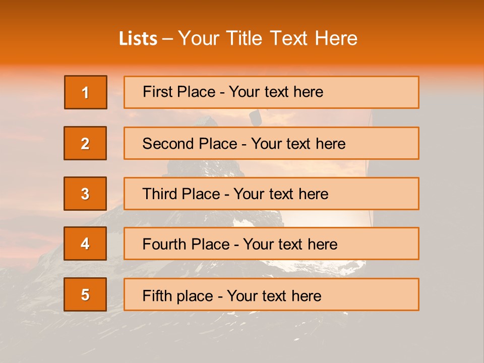 Vacation Attraction Wallis PowerPoint Template